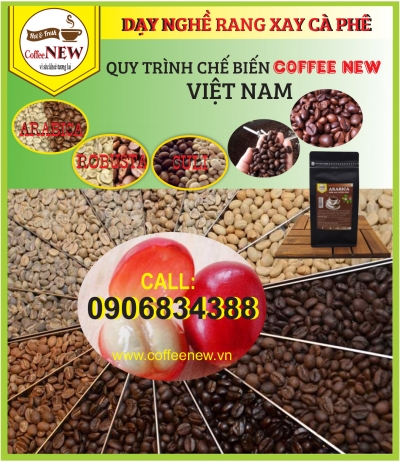 DẠY NGHỀ RANG XAY CAFE CHUYÊN NGHIỆP