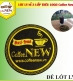 ĐẾ LÓT LY 3 LỚP THÊU Logo Coffee New